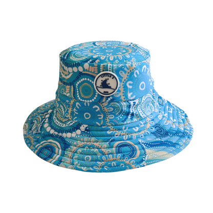 LONG SLEEVE RASHIE & REVERSIBLE SWIM HAT COMBO ~ CALLED HOME TO THE OCEAN