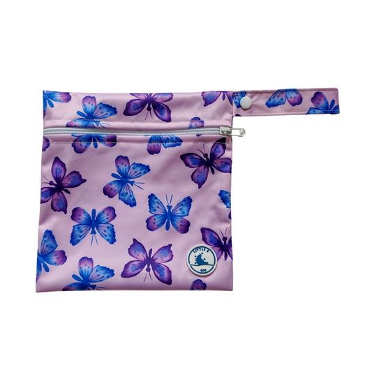 REUSABLE MINI WET BAG ~ BUTTERFLIES