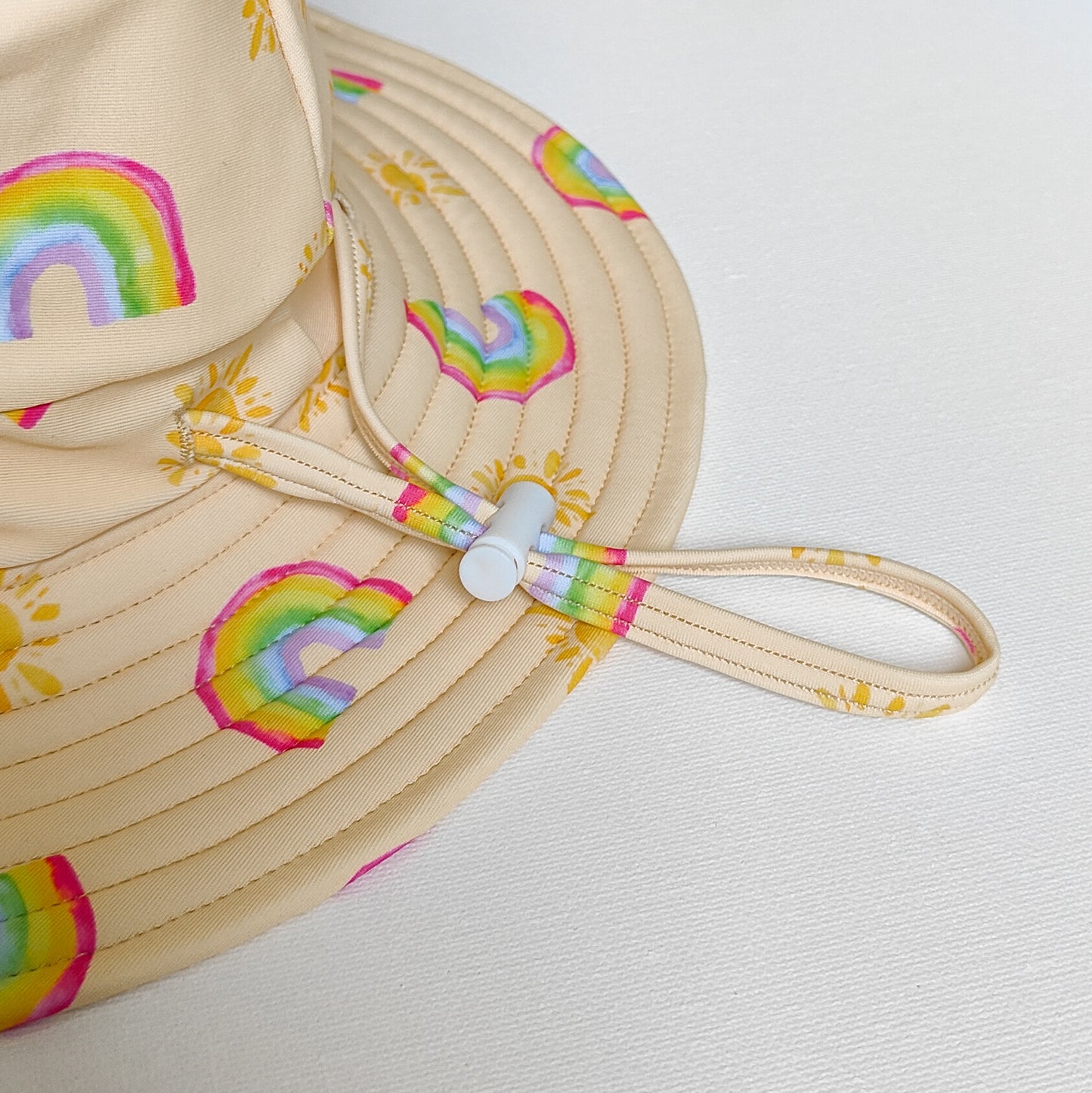 REVERSIBLE SWIM HAT ~ RAINBOWS