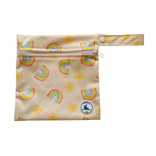 REUSABLE MINI WET BAG ~ RAINBOWS